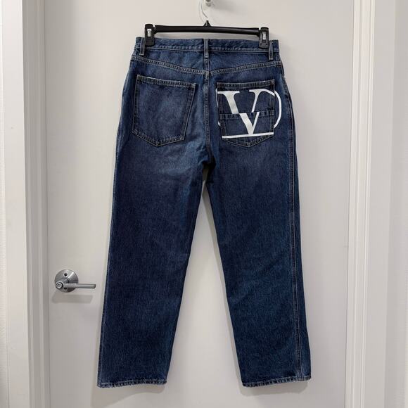Rare Big V Logo Valentino Denim Jeans | 32 - Picture 4 of 9